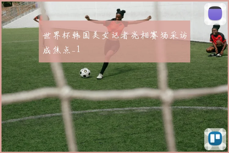 世界杯韩国美女记者亮相赛场采访成焦点_1