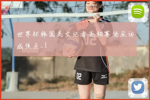 世界杯韩国美女记者亮相赛场采访成焦点_1